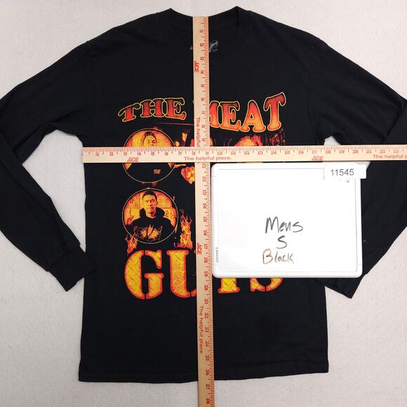 TMC The Meat Guys Band Casual Long Sleeve Crew Neck T Shirt Mens Size S Back - Picture 5 of 9